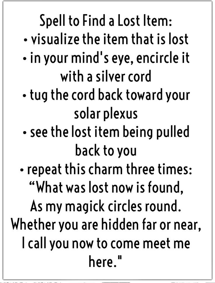 Spell For Lost Things, Lost Items Spell, How To Find Something You Lost Spell, Finding Lost Things Spell, Find A Lost Item Spell, Spell To Return Lost Item, Crystals For Finding Lost Items, Spell To Find A Lost Object, Find Lost Object Spell