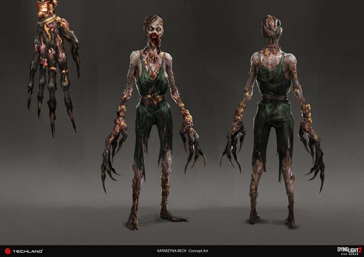 the concept art for an alien creature character