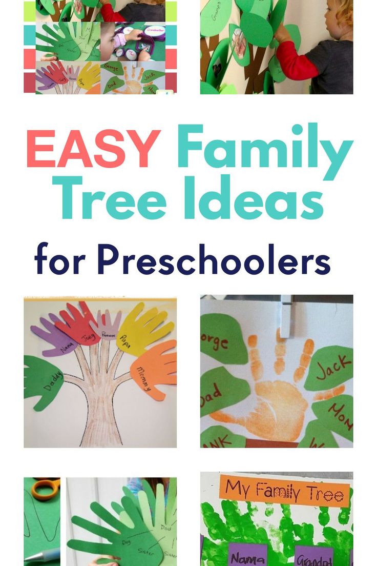 easy family tree ideas for preschoolers