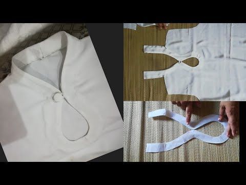 two pictures show how to make a shirt with paper and scissors, one shows the pattern