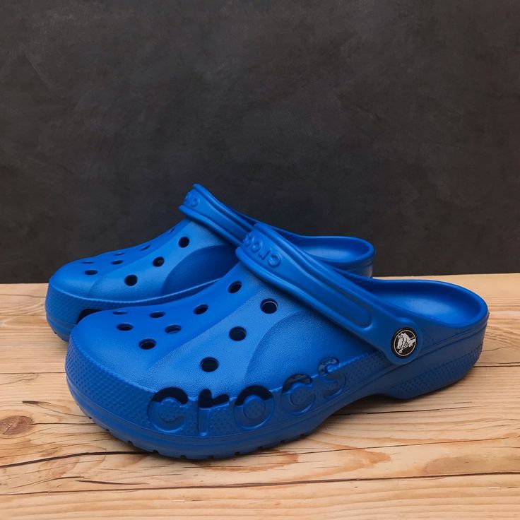 Brand New Crocs Baya Clog Bright Cobalt Blue Men’s Size 5 / Women’s Size 7 Men’s Size 8 / Women’s Size 10 Blue Slip-on Clogs For Outdoor, Blue Closed Toe Clogs For Outdoor, Casual Blue Slip-on Clogs, Casual Blue Closed Toe Clogs, Casual Blue Outdoor Clogs, Crocs For Men, Crocs Baya, Crocs Flip Flops, Blue Crocs