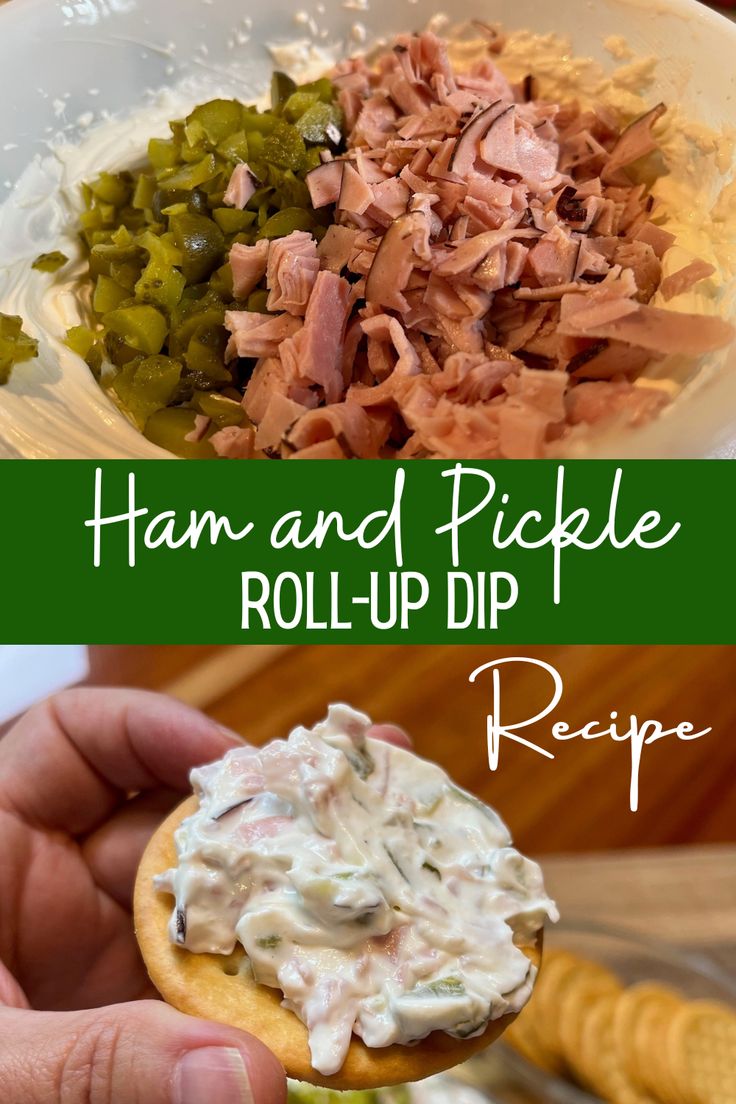 ham and pickle roll up dip recipe