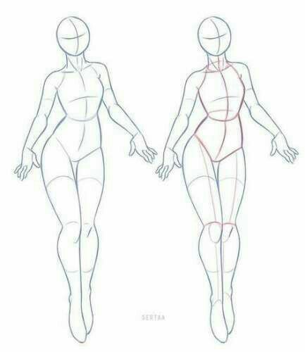 a woman's body is shown in three different positions