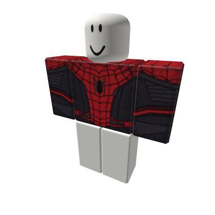 a lego man with a spiderman suit on, standing in front of a white background