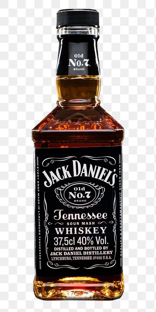 jack daniels whiskey bottle with no label on it, hd png downloads and psd