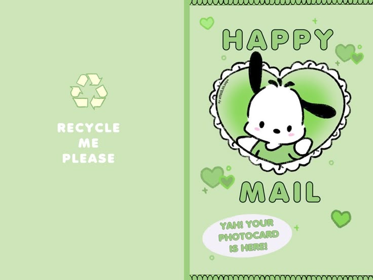 a green greeting card with an image of a bunny holding a baseball bat in it's hand