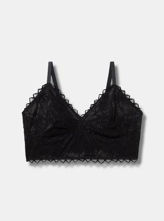 Matching Style(s): Search 42785921 FIT Lightly lined. Front adjustable straps. . MATERIALS + CARE Lace knit fabric. . 87% polyester, 13% spandex. Hand wash cold. Line dry. Imported. DETAILS V-neck. Straight back. . The best plus size women's lightly lined cozy valentina lace bralette bralettes in rich black made of lace. Torrid is your destination for cozy fall and winter clothes to keep you warm and comfortable. Disney Leggings, New Street Style, Straight Back, Black Lace Bralette, Shoes For Leggings, Swimming Outfit, Shopping Day, Best Black, Matches Fashion