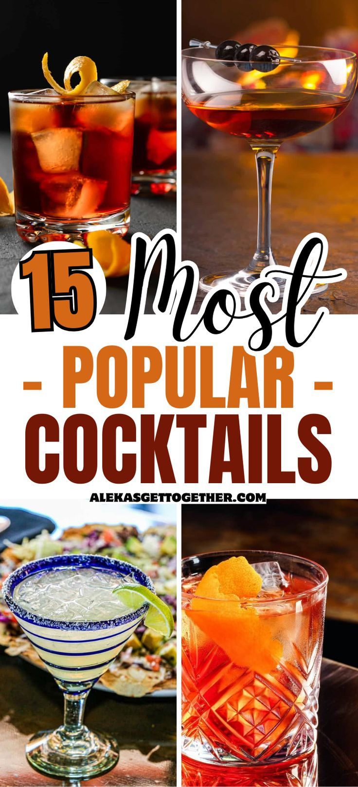 the top five most popular cocktails