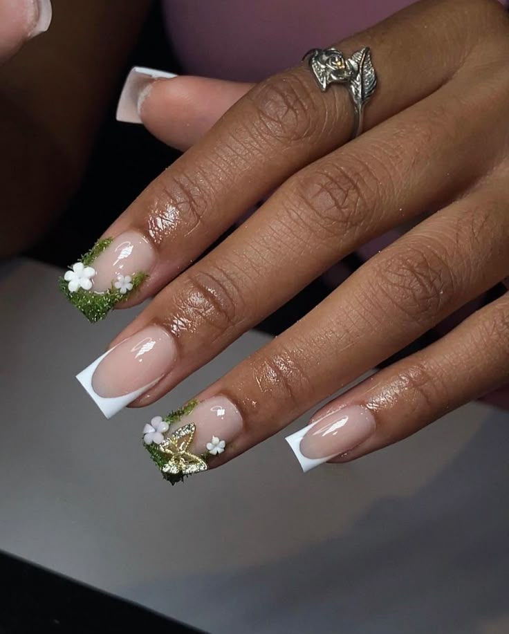 Kawaii Spring, Spring Nails Ideas, Hard Nails, Nails Green, Colored Acrylic Nails, Short Square Acrylic Nails, Dope Nail Designs, Long Acrylic Nails Coffin, Acrylic Nails Coffin Pink