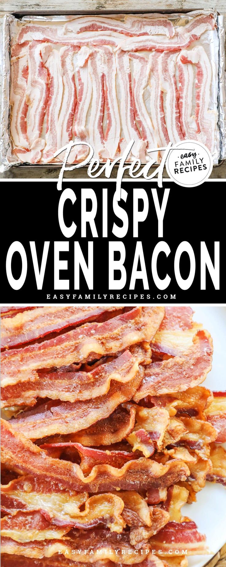 crispy oven bacon is an easy and delicious appetizer to make for dinner