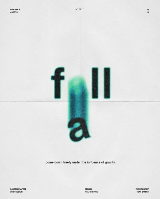 an advertisement with the word f - ill on it's front and back side