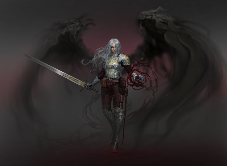 Fallen Aasimar, Mikhail Palamarchuk on ArtStation at https://www.artstation.com/artwork/R3lgzr Fallen Aasimar, Dnd Paladin, Blood Hunter, Dnd Art, Fantasy Warrior, Fallen Angel, Sci Fi Art, Dnd Characters, Fantasy Character Design