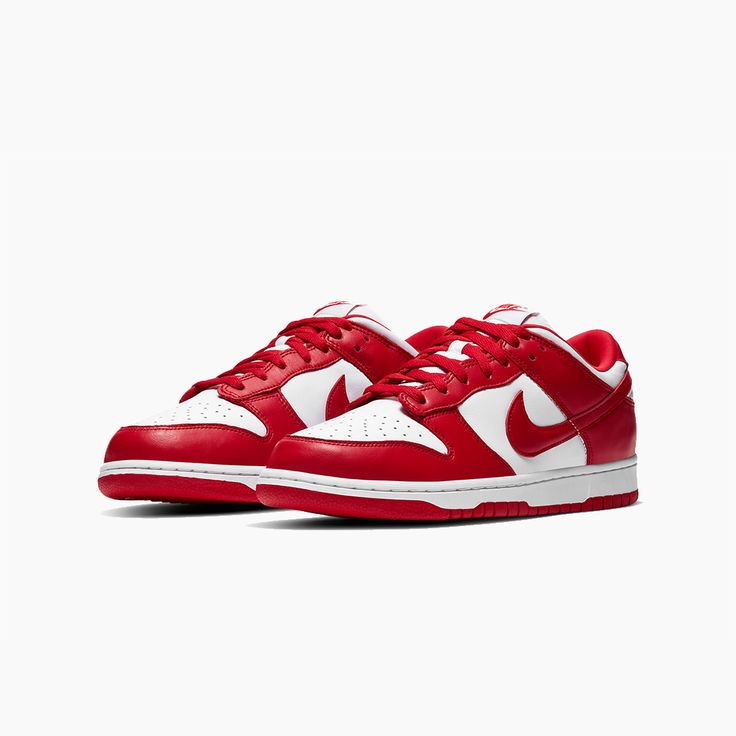 Nike Dunk Low "University Red" Sneaker Release | Drops | HYPEBEAST Nike Dunk Low University Red, Nike Dunk Low Sp, Nike Snkrs, Yeezy Sneakers, Nike Models, Exclusive Sneakers, Sneakers Looks, Popular Sneakers, Adidas Spezial