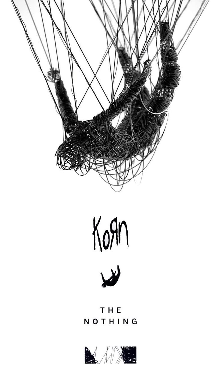 the poster for korn's upcoming album, the nothing