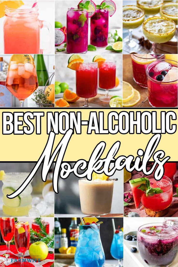 the best non - alcoholic mockle drinks