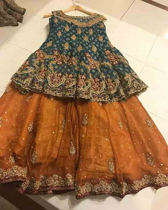 Sharara Dress, Sharara Designs, Mehndi Outfits, Shadi Dresses, Mehndi Dresses, Mehndi Dress, Bridal Dresses Pakistan, Pakistani Wedding Outfits, Kids Dress Patterns