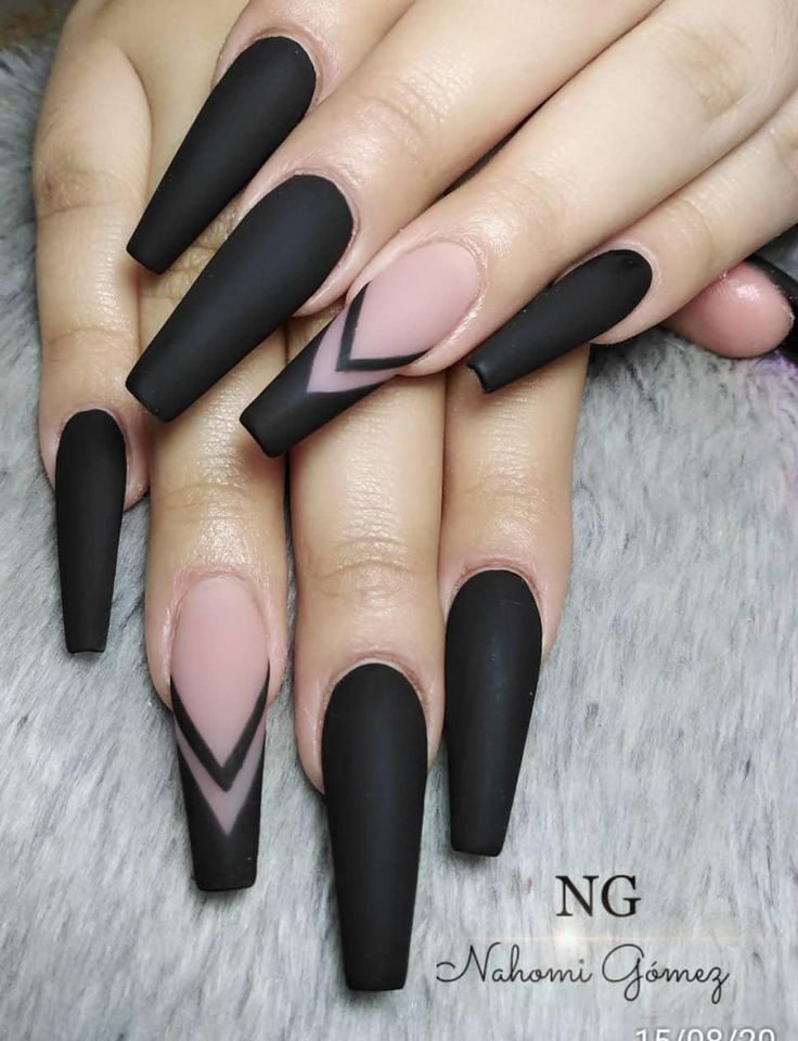 Gothic Nail Designs, Black Acrylic Nail Designs, Nail Designs Ideas, Tapered Square Nails, Black Acrylic Nails, Gothic Nails, Tapered Square, Goth Nails, Acrylic Nails Coffin Pink