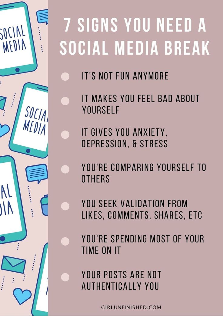 the 7 signs you need a social media break