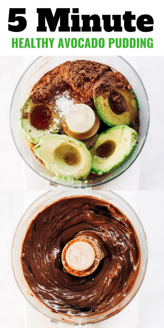 an avocado pudding in a bowl with the words 5 minute paleo avocado pudding