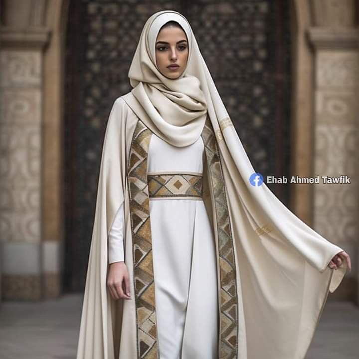 Modern Arabian Outfits For Women, Arabic Clothes Women, Egyptian Clothes Women, Arabic Fashion Women, Modern Egyptian Fashion, Egyptian Inspired Fashion, Arab Clothing, Ancient Egyptian Clothing, Arabic Fashion