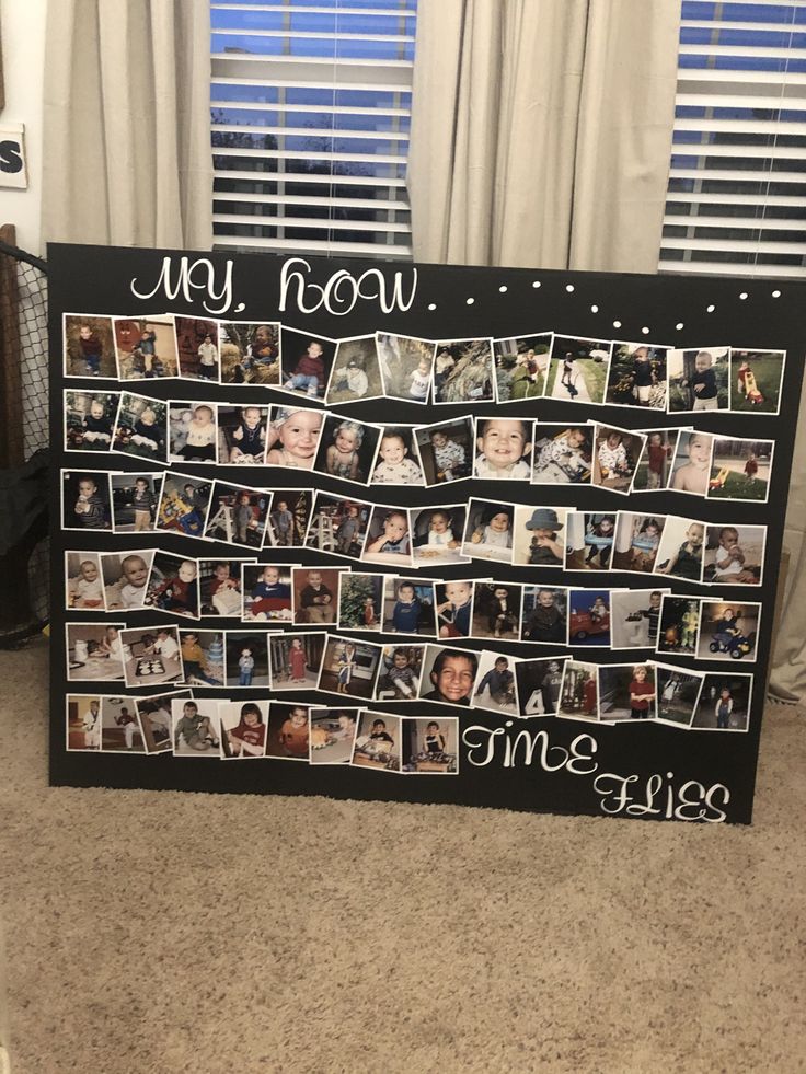 a family photo collage is displayed in front of a window with the words, my now me and jesus written on it