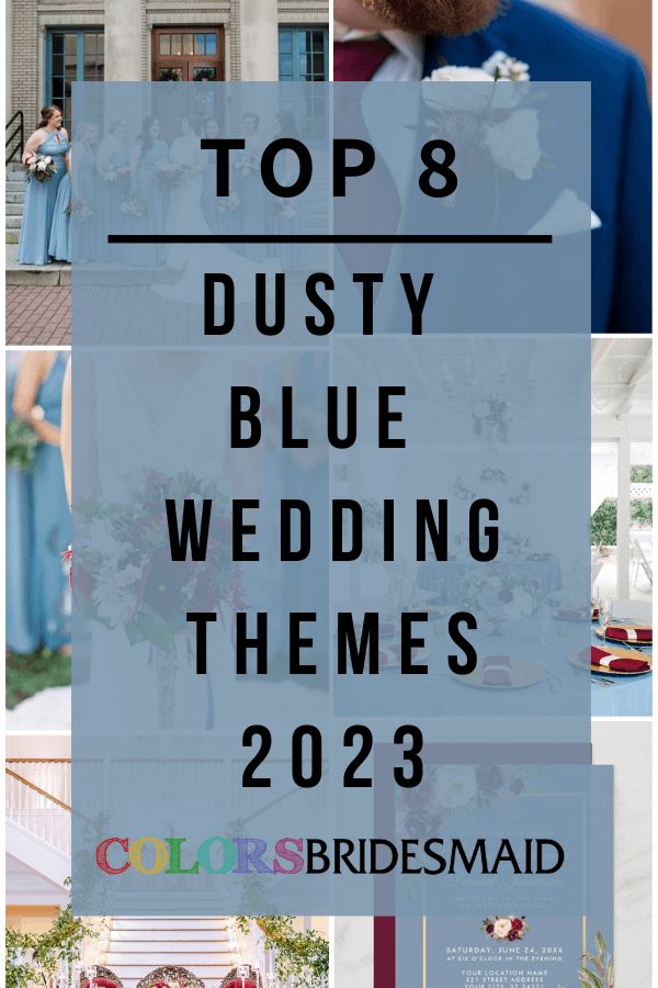 the top 8 dusty blue wedding themes for 2013