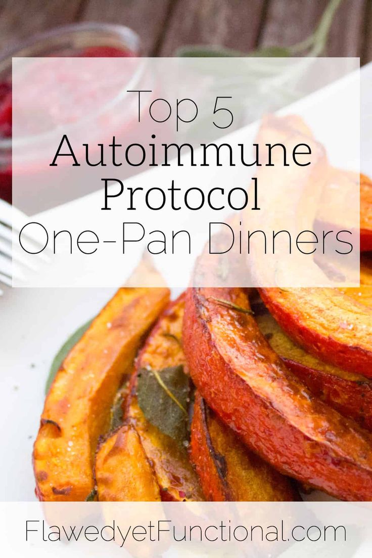 the top 5 autoimmune protrool one - pan dinners on a plate