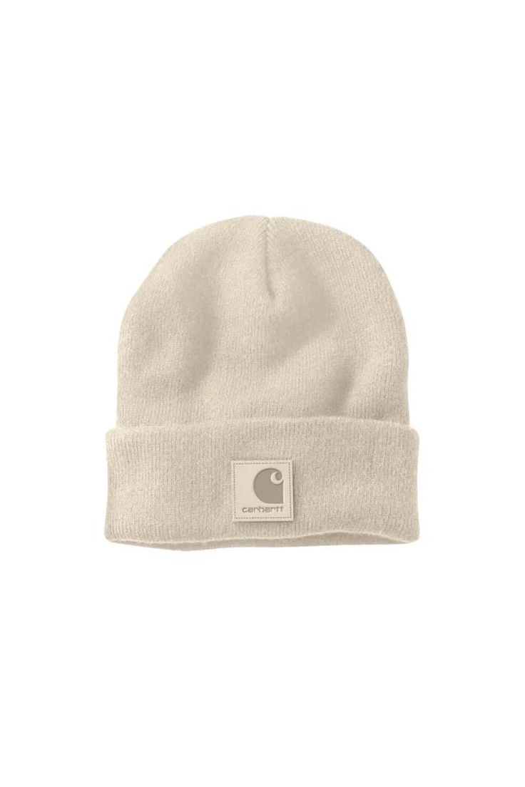 100% acrylic, stretchable rib-knit fabric Carhartt tonal leatherette label sewn on front Charhart Hat, Carhart Beanies Embroidered, Things To Add To Your Wishlist, Beanies Carhartt, Things To Add To Your Christmas List, Sherpa Accessories, Country Christmas Gifts, Carhart Hat, Carhart Beanie