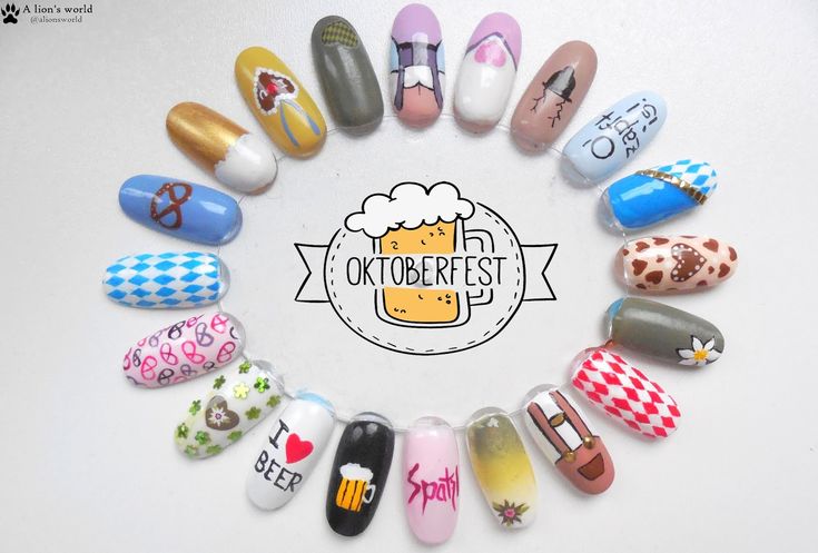 Traditional German Clothing, October Fest, Oktoberfest Party, Women's Wear, Holidays And Events, Art Designs, Pretty Nails, Nail Art Designs, Nail Designs