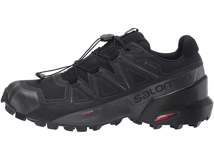 Salomon Speedcross 5 GTX® | Zappos.com Lace Pocket, Trail Running Shoes, Brooks Sneaker, Gore Tex, Hoka Running Shoes, Shoes Online, A Smile, Snug Fit, Shoes Sneakers