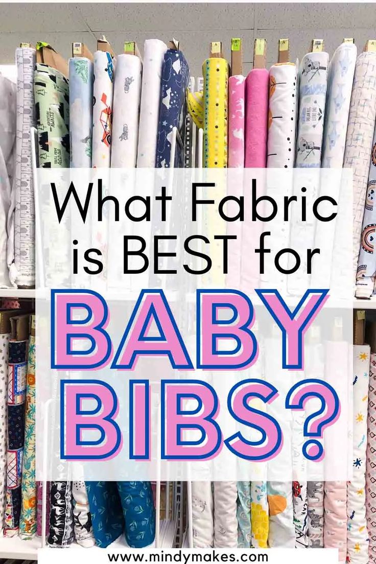 what fabric is best for baby bibs?