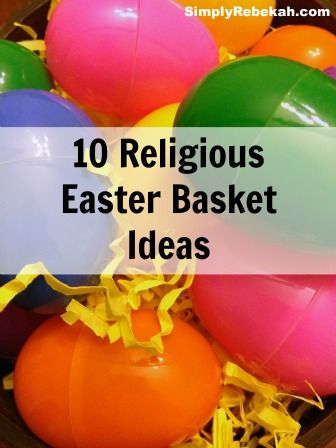 10 Religious Easter Basket Ideas | SimplyRebekah.com Easter Art For Kids, Christian Easter Basket, Easter Bunny Footprints, Christ Centered Easter, Easter Baskets To Make, Cupcakes Stand, Basket Gifts, Chocolate Bunnies, Resurrection Sunday