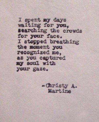 a piece of paper that has some type of writing on it, with the words i spent my days making the crows for your face