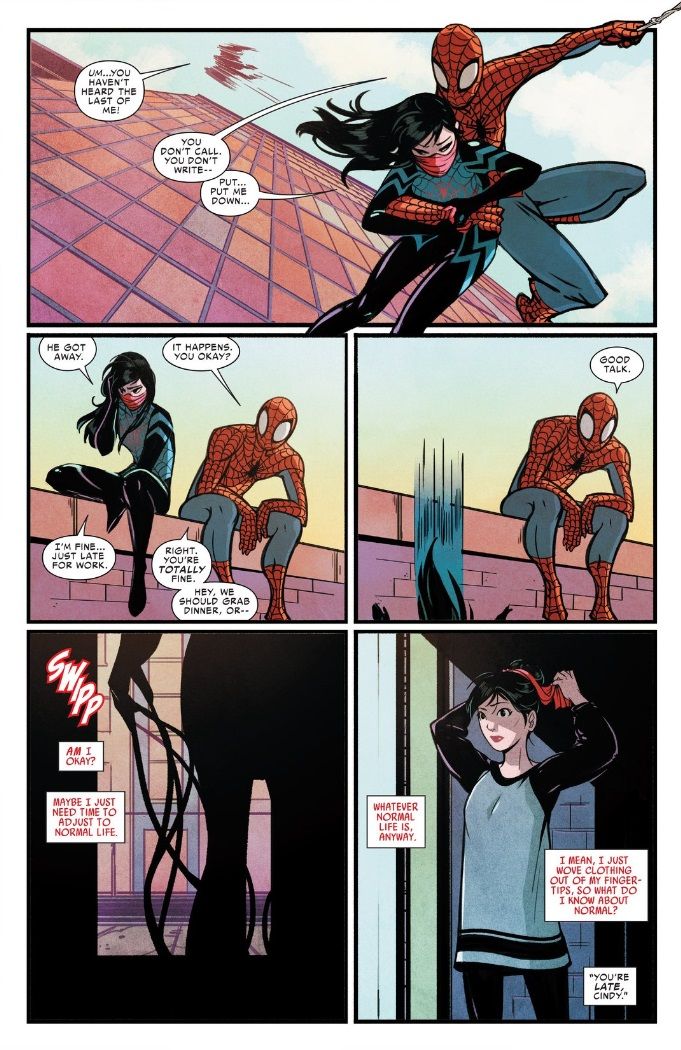 spider - man and the amazing spider - woman comic strip