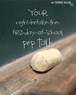 a piece of bread sitting on top of a wooden table next to a chalkboard