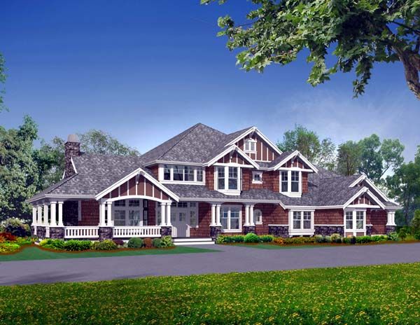 this is an artist's rendering of these house plans