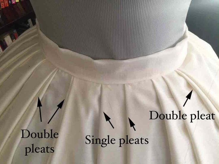 the back of a mannequin's dress with measurements