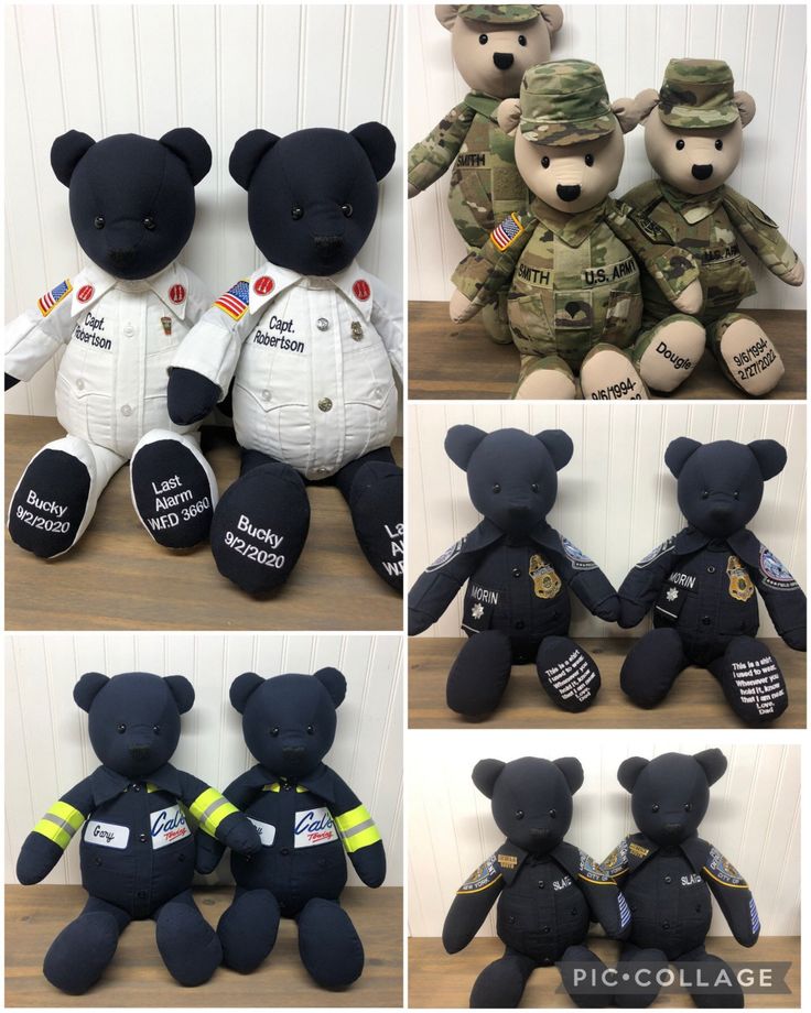 Memory Bear/keepsake Bear From Adult Uniform. - Etsy Teddy Bear From Loved Ones Clothes, Memorial Bears From Shirts, Memory Bear From Shirt, Memory Crafts From Clothes, Memory Bears Pattern Free, Remembrance Bear, Memory Pillow From Shirt, Memory Clothes, Memory Items