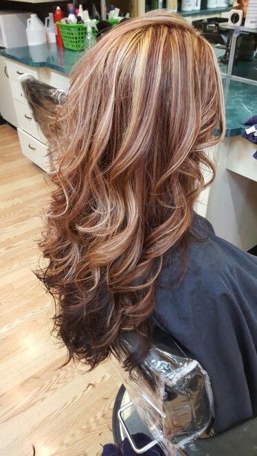 Poof Hairstyle, Red Hair With Blonde Highlights, Rambut Brunette, Red Blonde Hair, Simple Hairstyle, Brown Hair With Blonde Highlights, Hair Color Auburn, Long Hair Color, High Ponytail