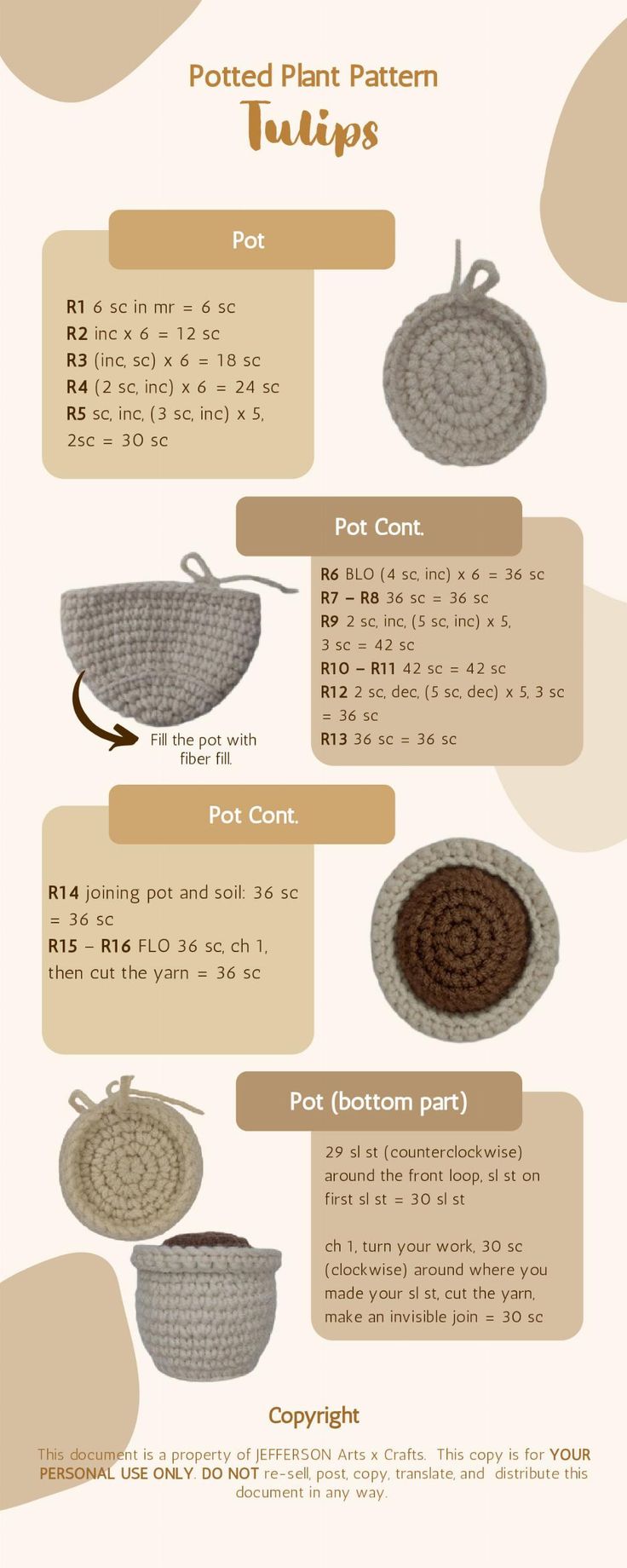 an info sheet showing different types of baskets