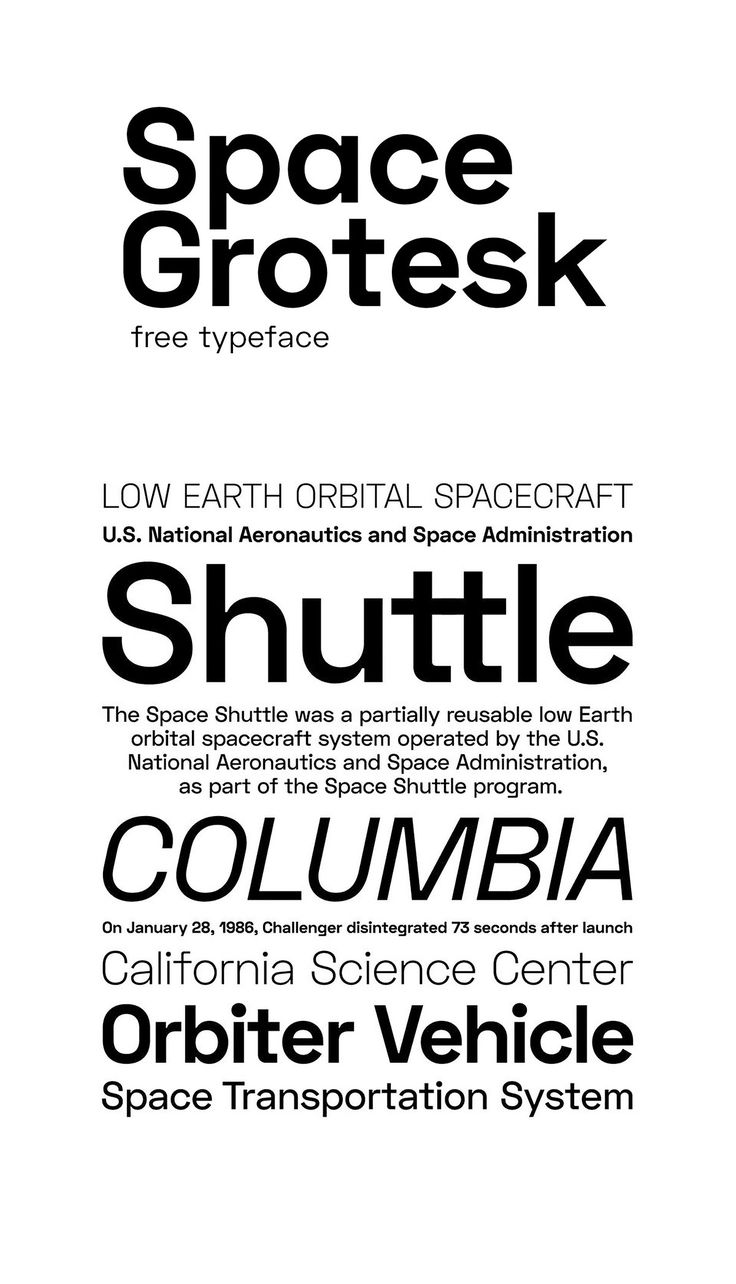 some type of font that is black and white with the words shuttle in different languages