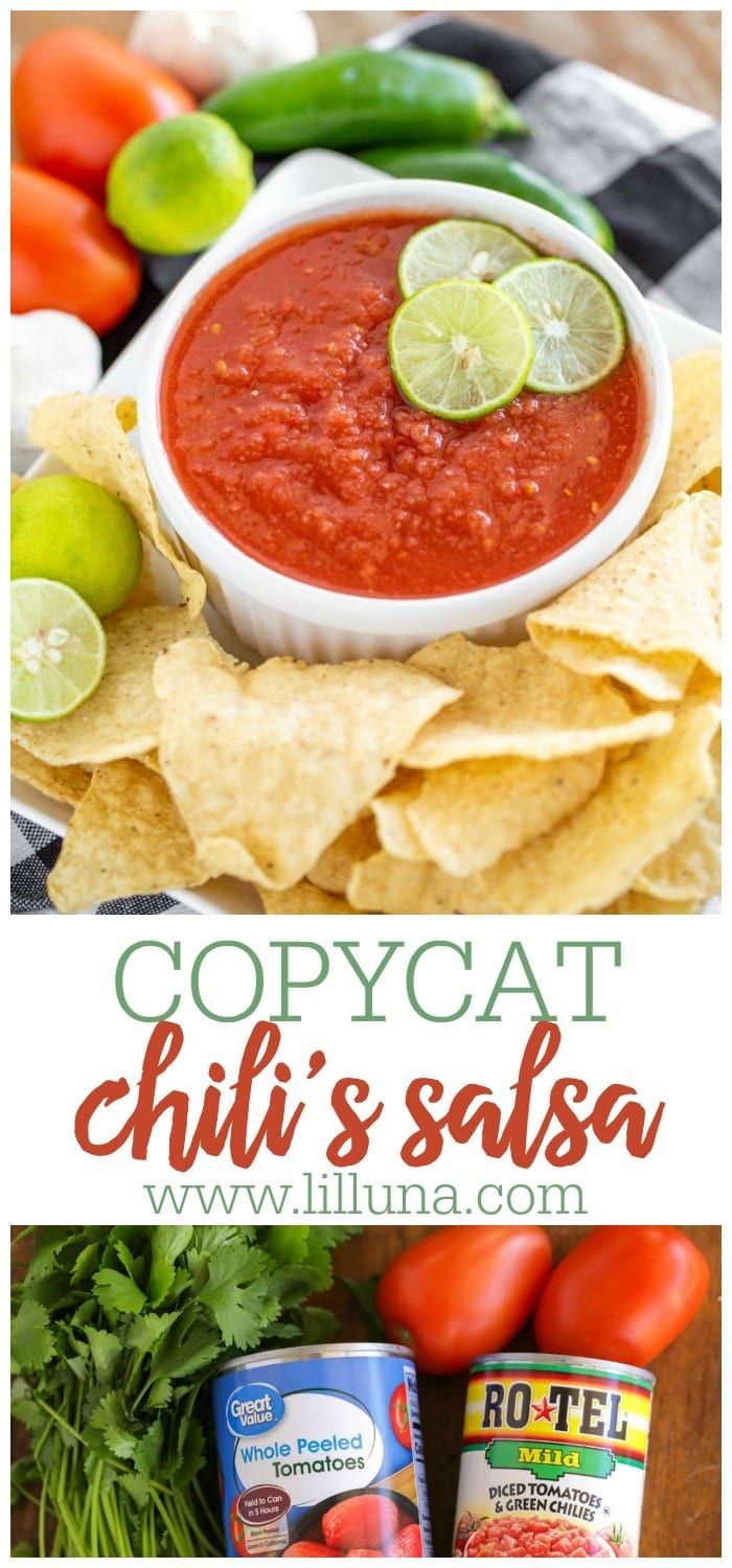 copycat chili's salsa is an easy and delicious appetizer that everyone will love