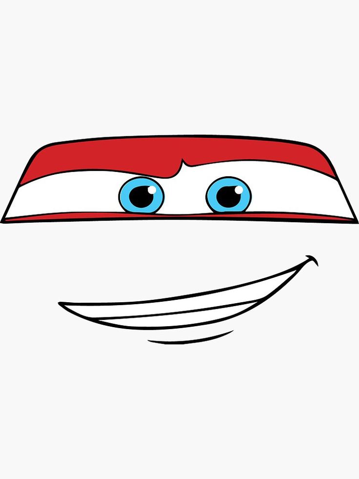 an image of a cartoon character's face with big blue eyes and red headband