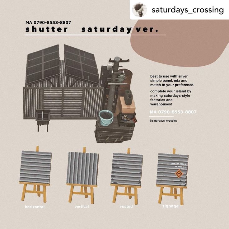 an advertisement for shutterr saturdayvert with four different chairs and one is sitting on the ground