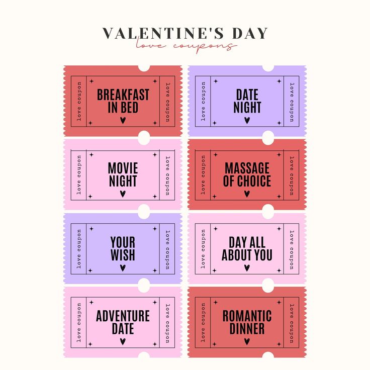 valentine's day movie ticket printables