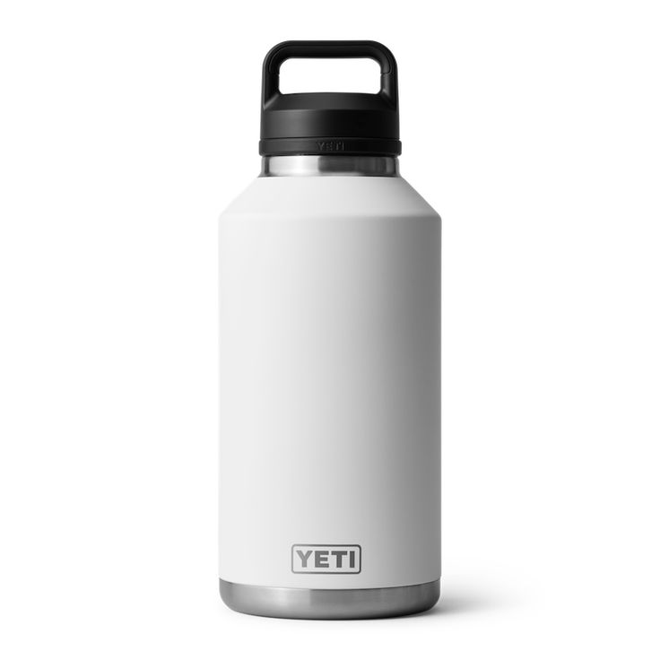 a white yeti water bottle on a white background