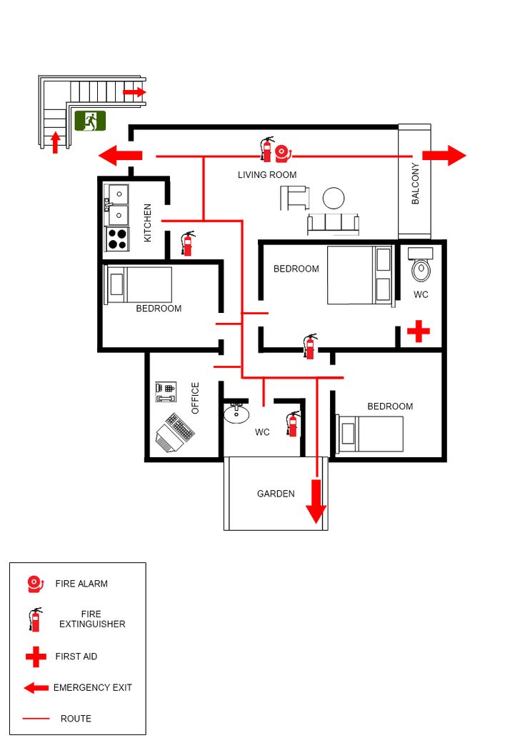 the floor plan for an apartment with three rooms