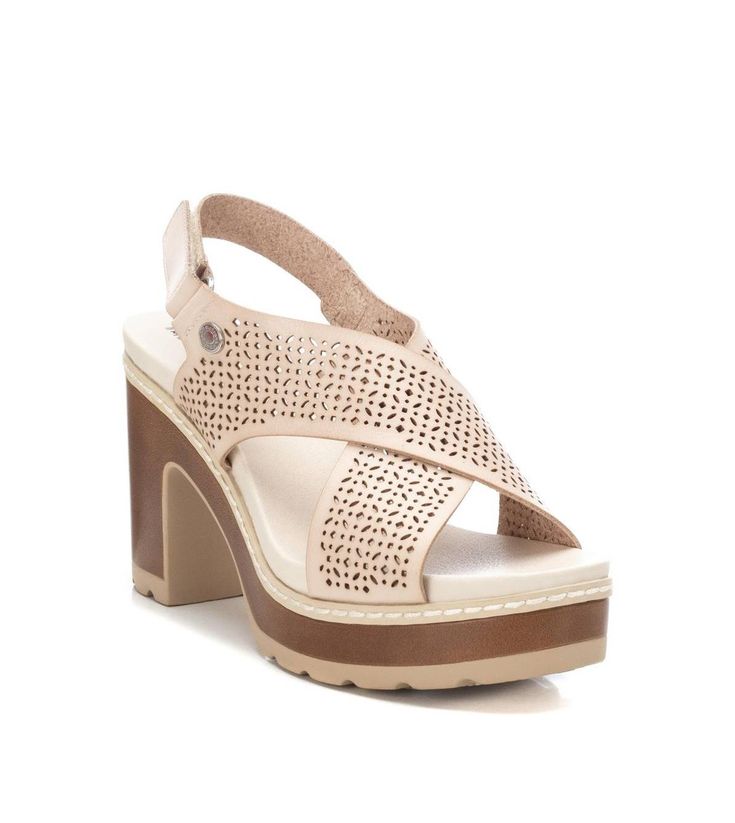 in stock High Sandals, White Sandals Heels, Sandal Heels, Cross Straps, Cut Design, Heeled Sandals, Strap Heels, Light Beige, Women's Sandals