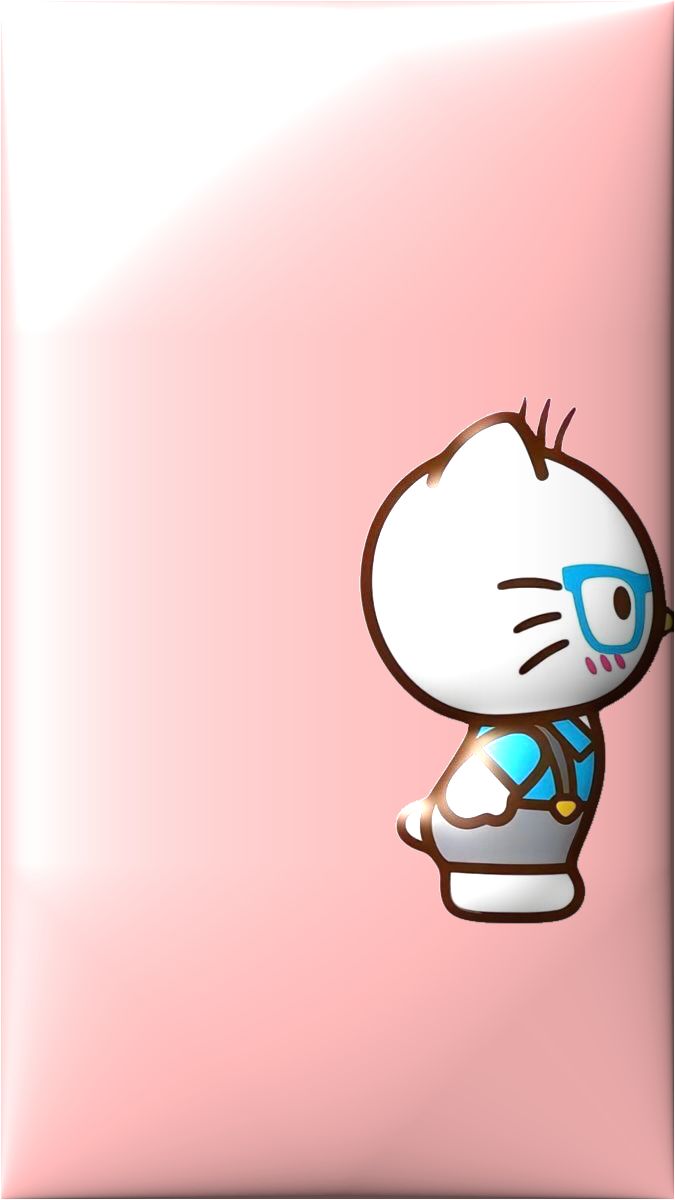 an image of a cartoon character on a pink background