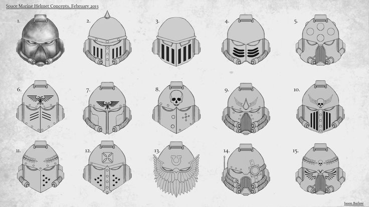 an image of some kind of helmets